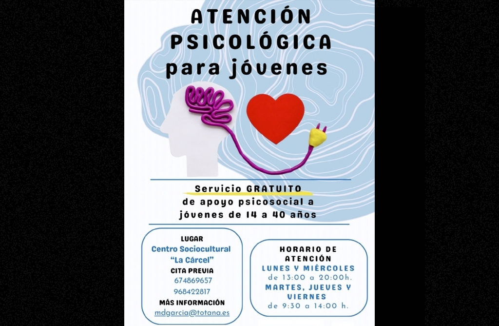 Los jóvenes de entre 14 y 40 años podrán acceder a un Servicio de Apoyo Psicosocial gratuito